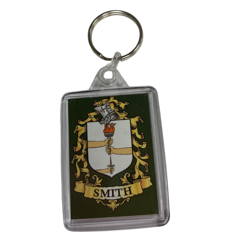 Smith Surname Family Crest Keyring