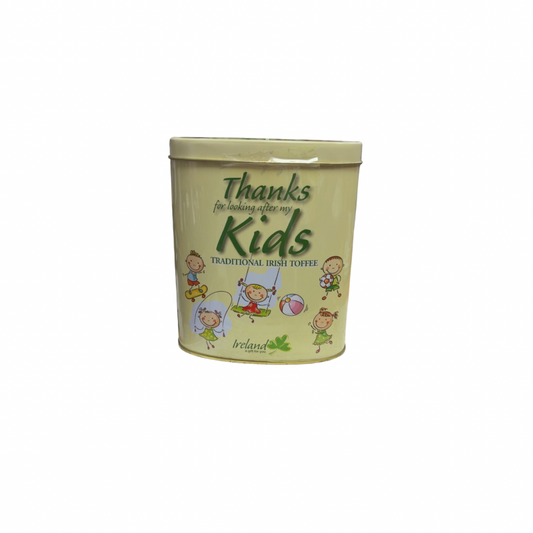 Connemara Kitchen “Thanks for Looking After My Kids” Traditional Irish Toffee Tin 150g
