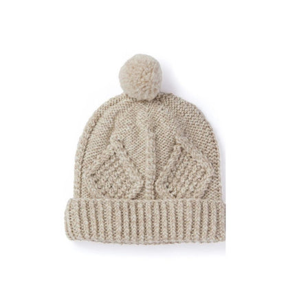 Aran Woollen Mills Hand Knitted Kids Ski Hat