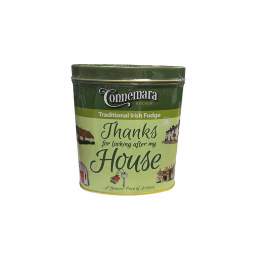Connemara Kitchen Traditional Irish Fudge “Thanks for Looking After My House” Tin 150g
