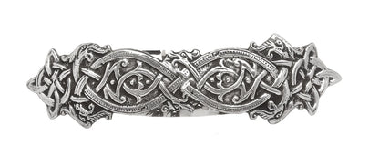 Mullingar Pewter Barrette Hair Clip Celtic Dragon Design