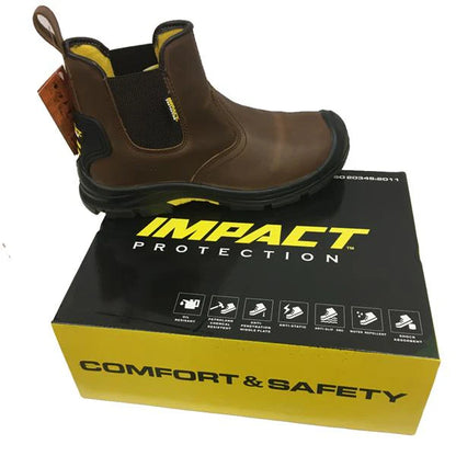 Impact Boss Men’s Slip On Safety Boots