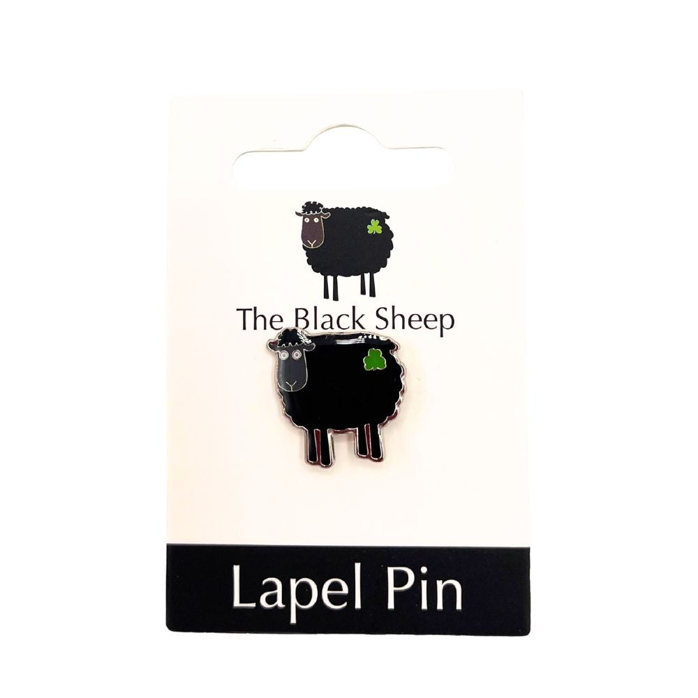 Black Sheep Enamel Lapel Pin
