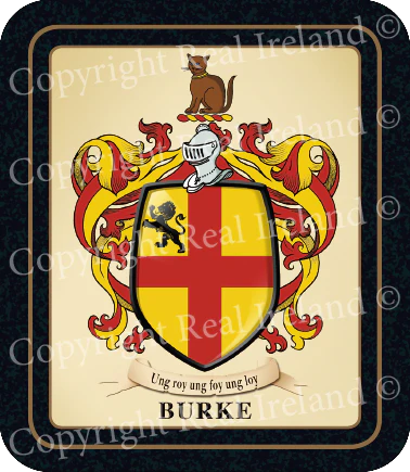 Burke Heraldic Coasters 2 Pack
