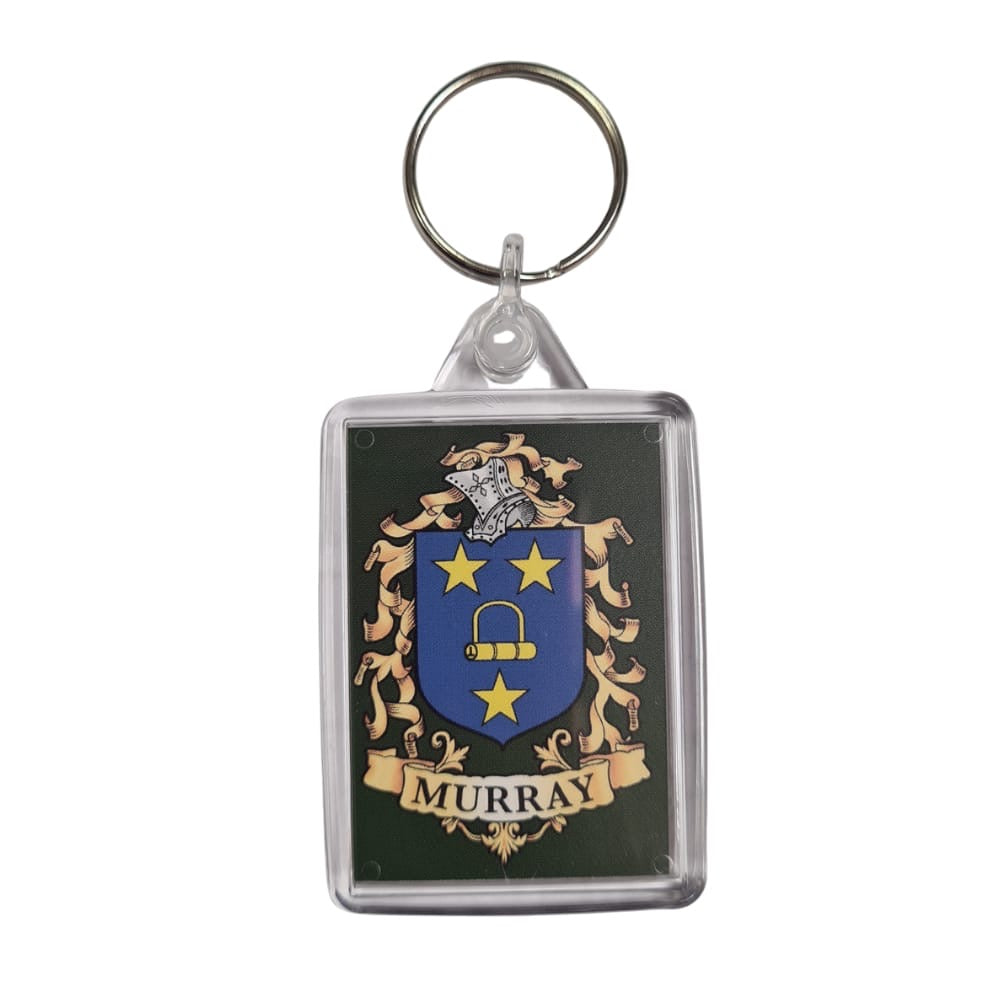Murray Surname Family Crest Keyring