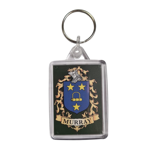 Murray Surname Family Crest Keyring