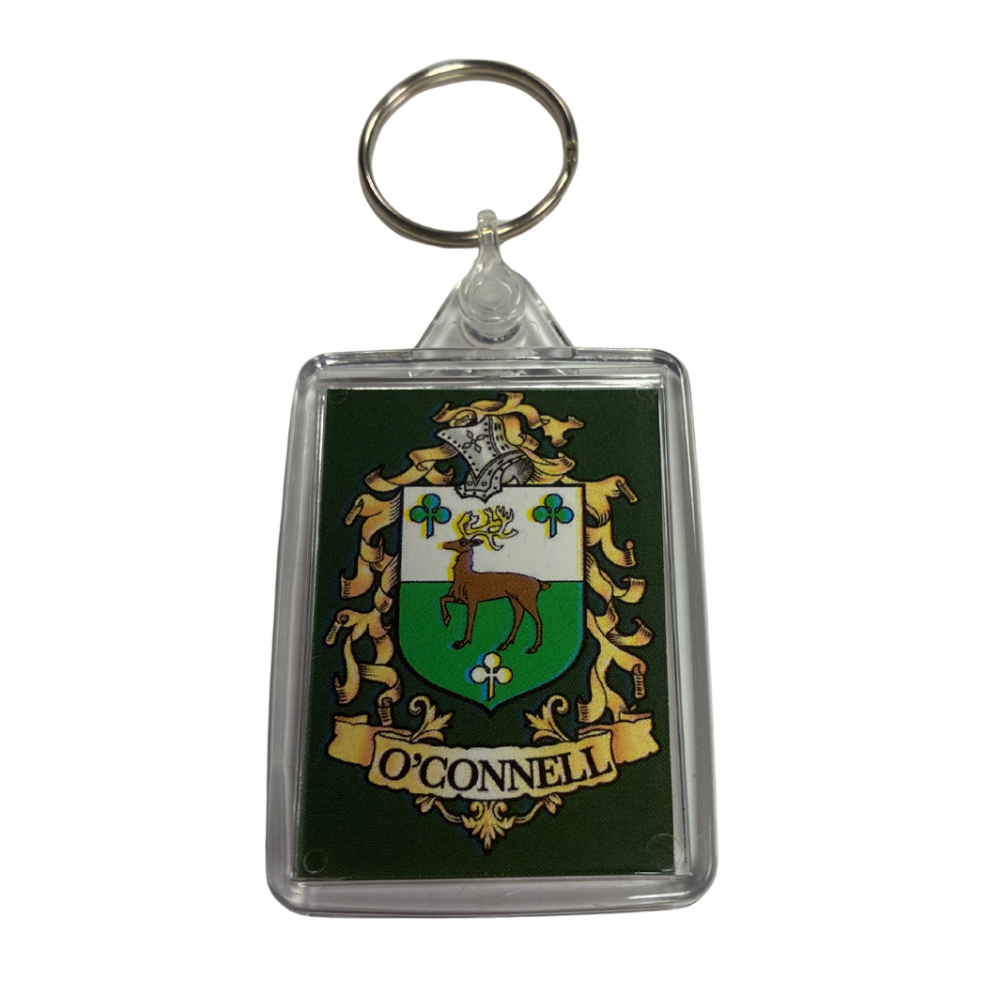 O'Connell Surname Family Crest Keyring