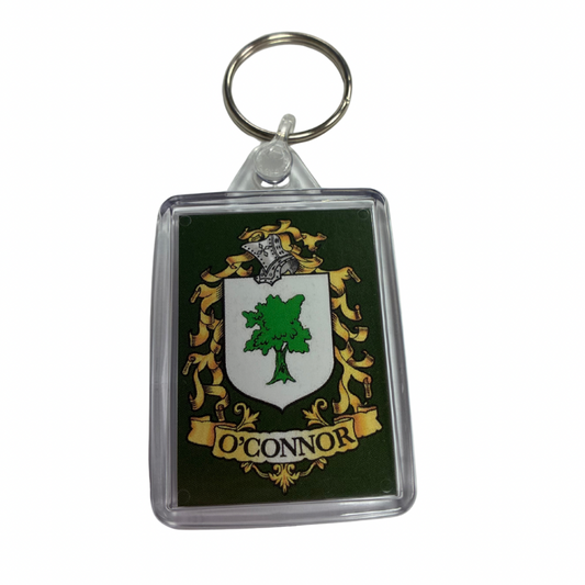 O'Connor Surname Family Crest Keyring