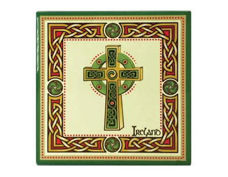 Clara Crafts High Cross Ceramic Tile Coaster