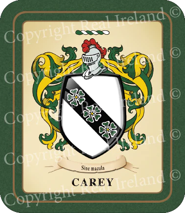 Carey Heraldic Coasters 2 Pack