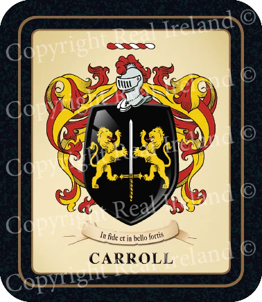 Carroll Heraldic Coasters 2 Pack