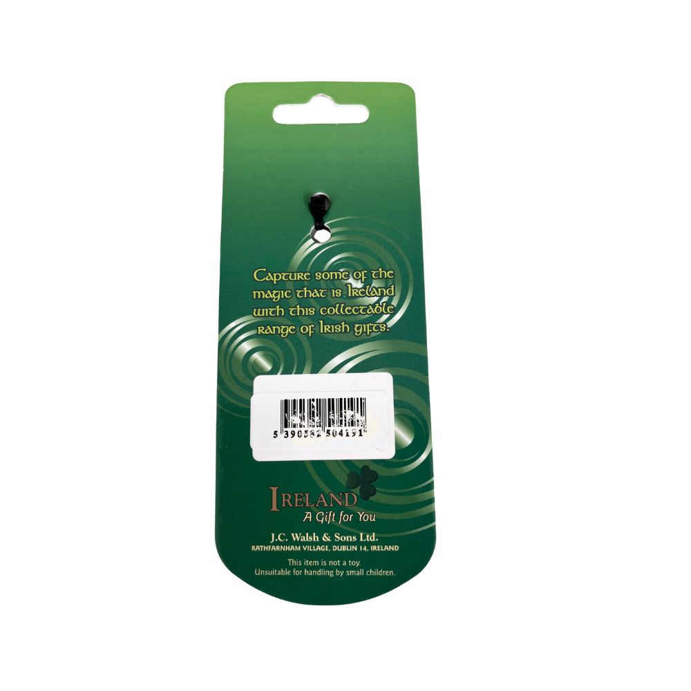 Connemara Marble Keyring with Tree of Life Disc