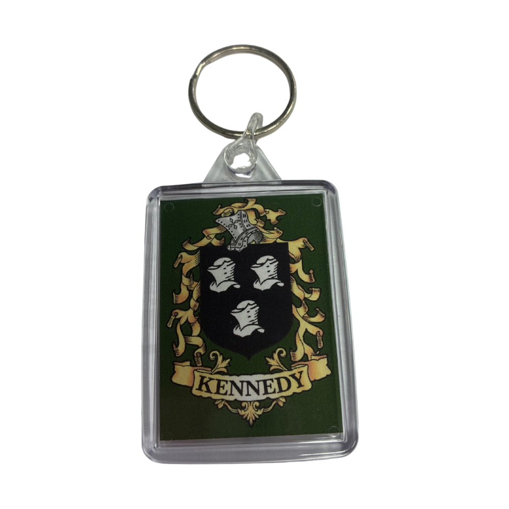 Kennedy Surname Family Crest Keyring