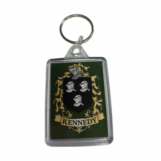 Kennedy Surname Family Crest Keyring