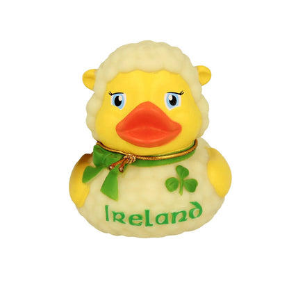 Ireland White Sheep Rubber Duck