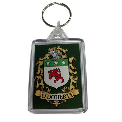 O'Doherty Surname Family Crest Keyring