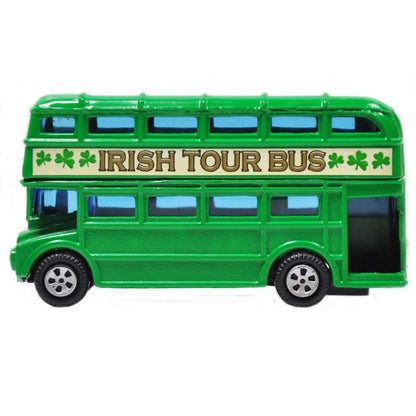 Green Irish Diecast Model Double Decker Bus