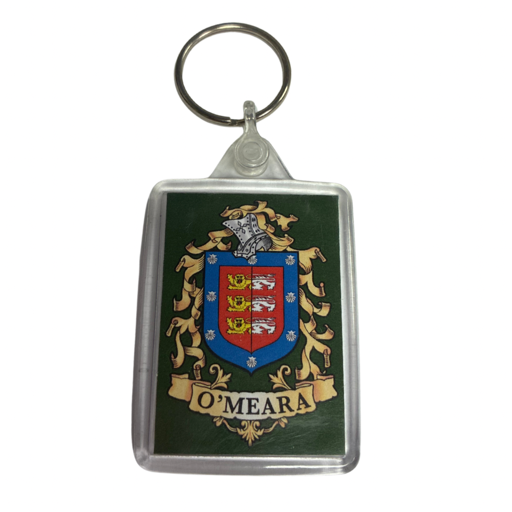 O'Meara Surname Family Crest Keyring