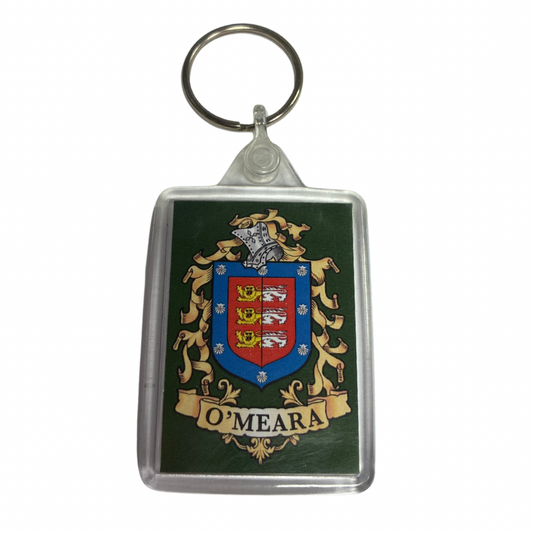 O'Meara Surname Family Crest Keyring