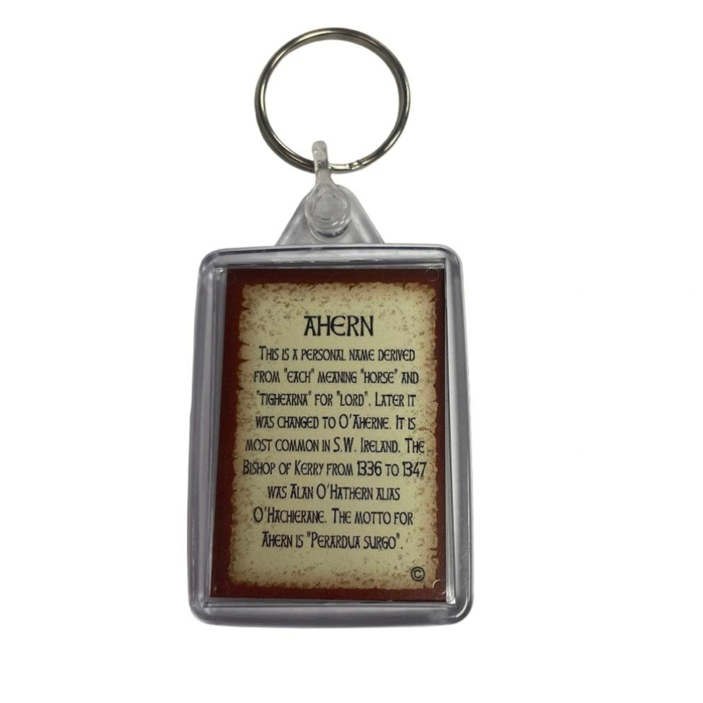 O'Keeffe Surname Family Crest Keyring