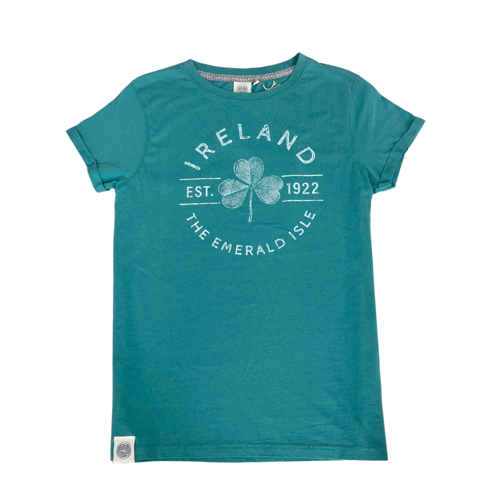 Emerald Isle Ireland Ladies T-Shirt