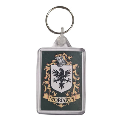 Moriarty Surname Family Crest Keyring
