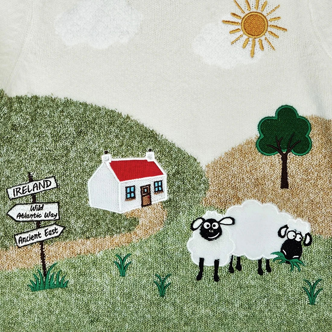 Children’s Irish Sheep Knitted Woollen Jumper
