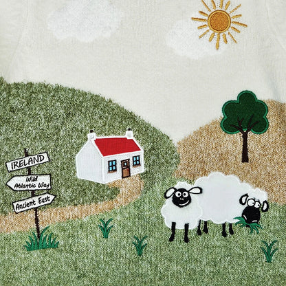 Children’s Irish Sheep Knitted Woollen Jumper