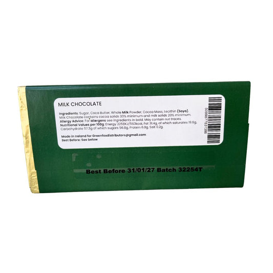 Irish Milk Chocolate Bar Life is better when you are Irish 90g