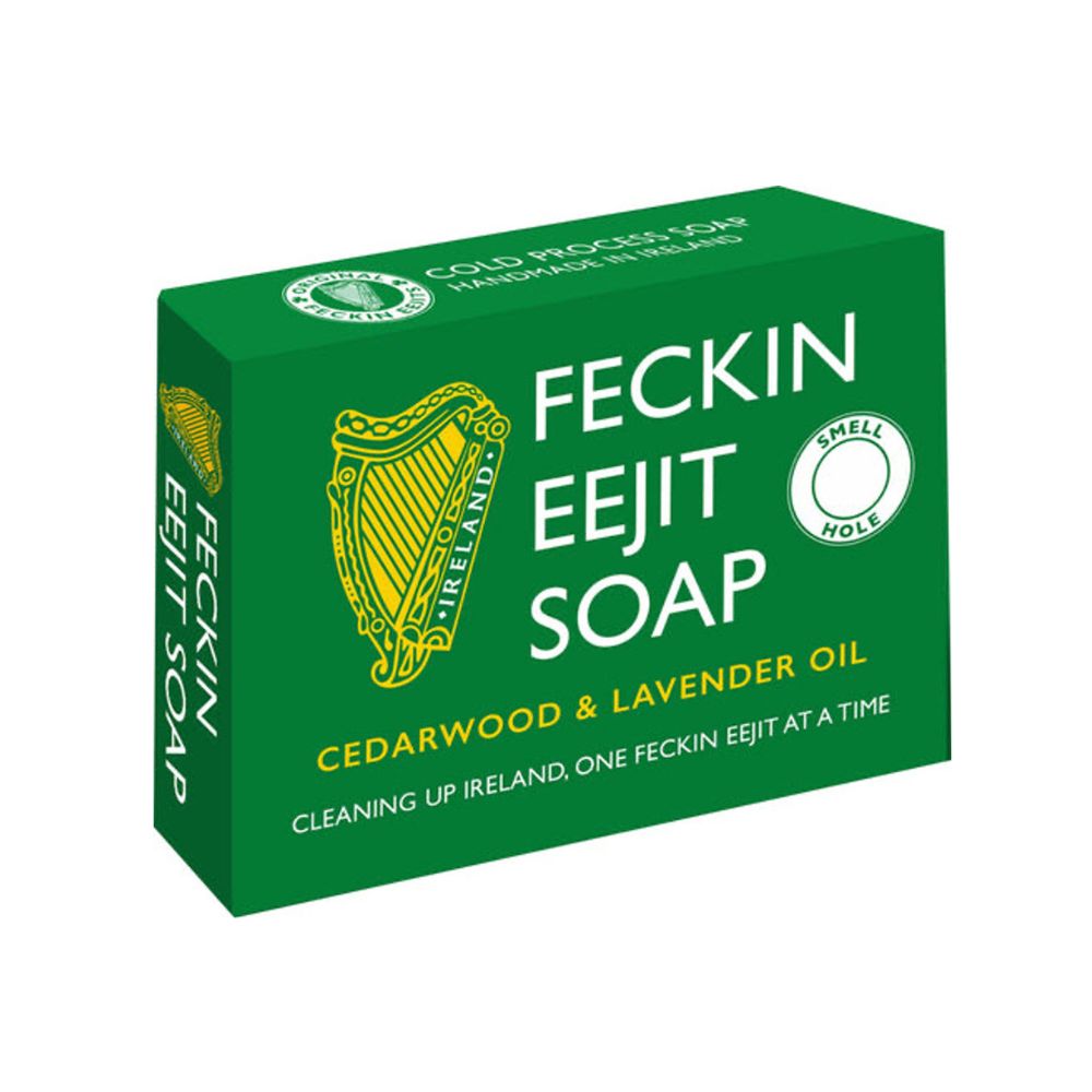 Feckin Eejit Irish Soap 100g Cedarwood and Lavender Oil