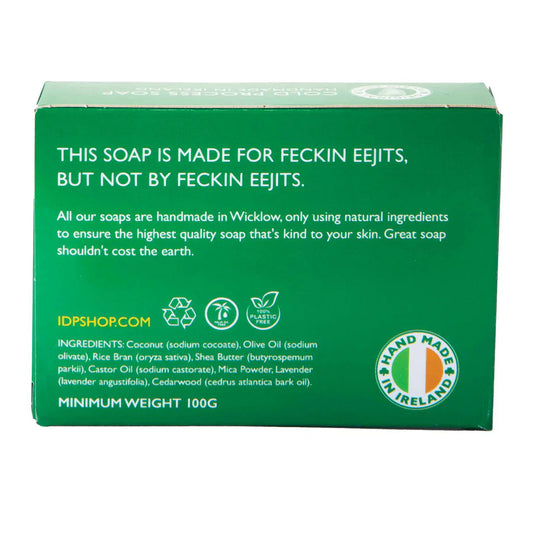 Feckin Eejit Irish Soap 100g Cedarwood and Lavender Oil