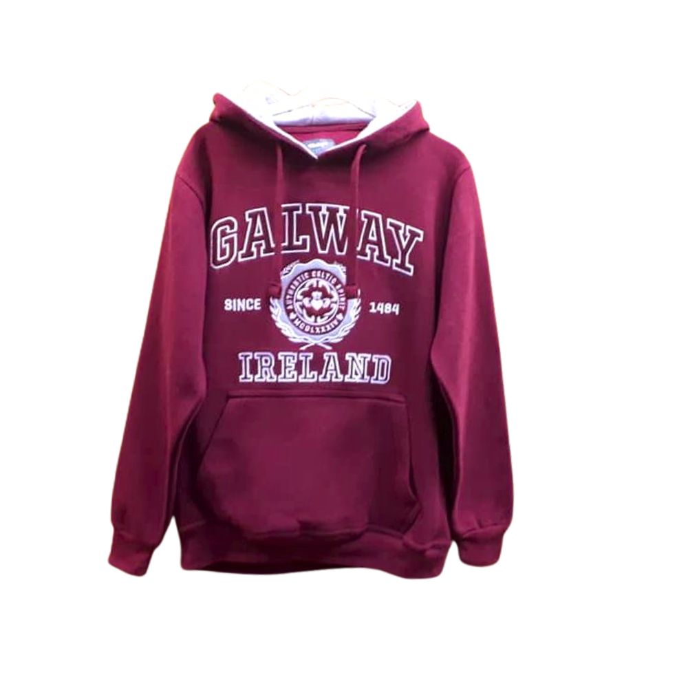 Maroon Galway Hoodie Unisex