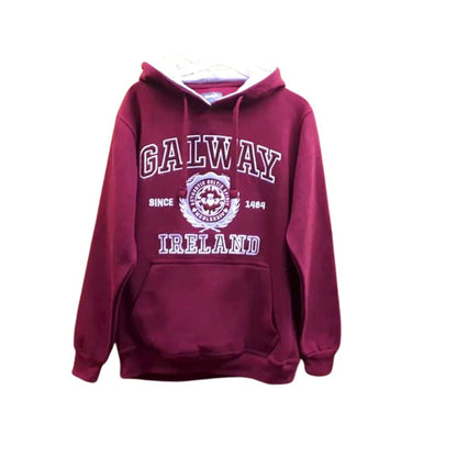 Maroon Galway Hoodie Unisex