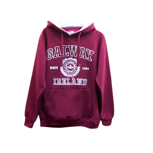 Maroon Galway Hoodie Unisex
