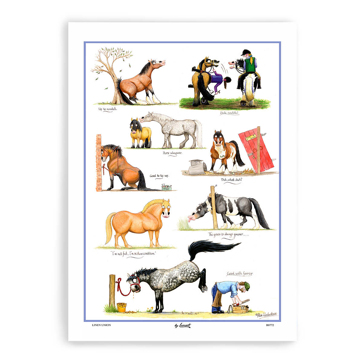 The Grass is Always Greener Kitchen Tea Towel