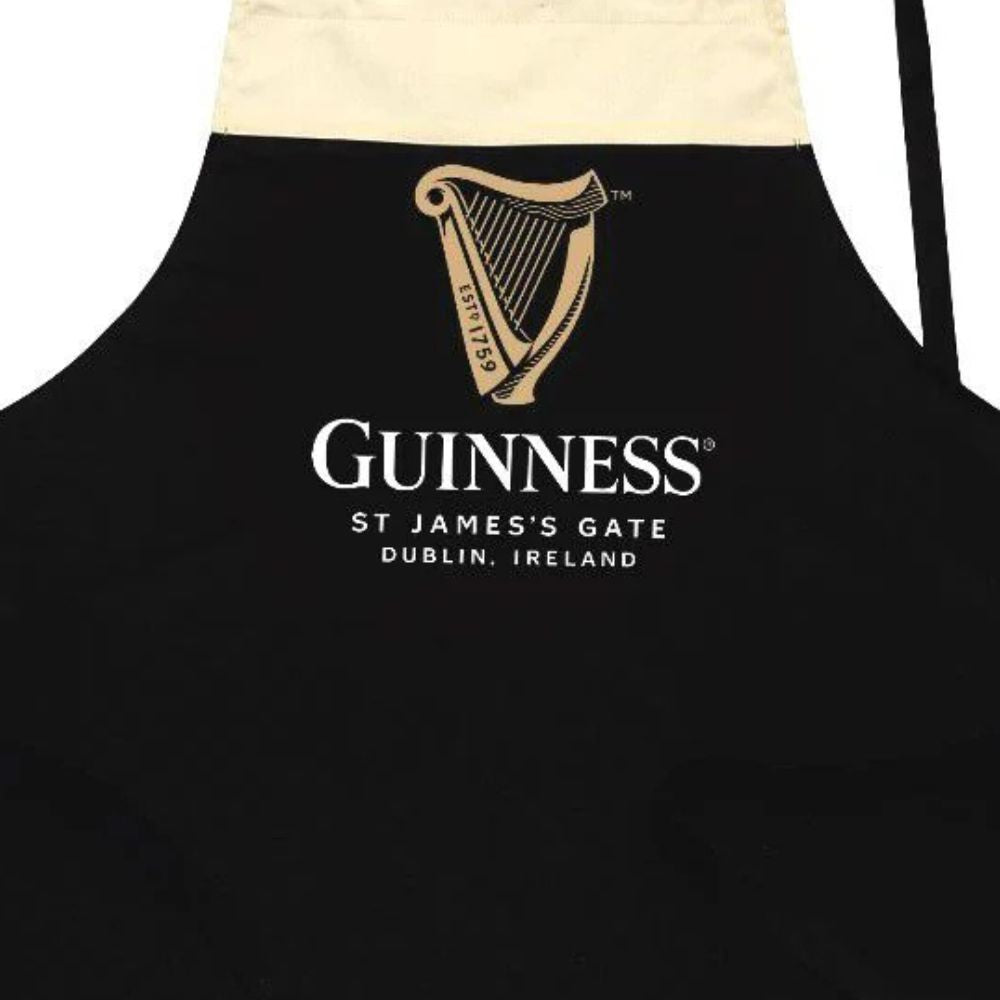 Guinness Apron In A Design Of A Pint With Adjustable Neck Strap