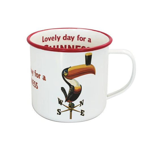 Guinness Enamel Metal Toucan Mug