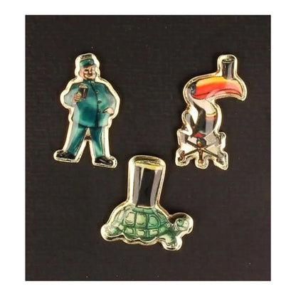 Guinness Gilroy Collectable Vintage Broach Pins 3Pk
