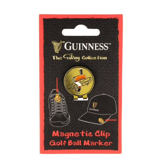 Guinness Gilroy Collection Clip On Golf Ball Marker