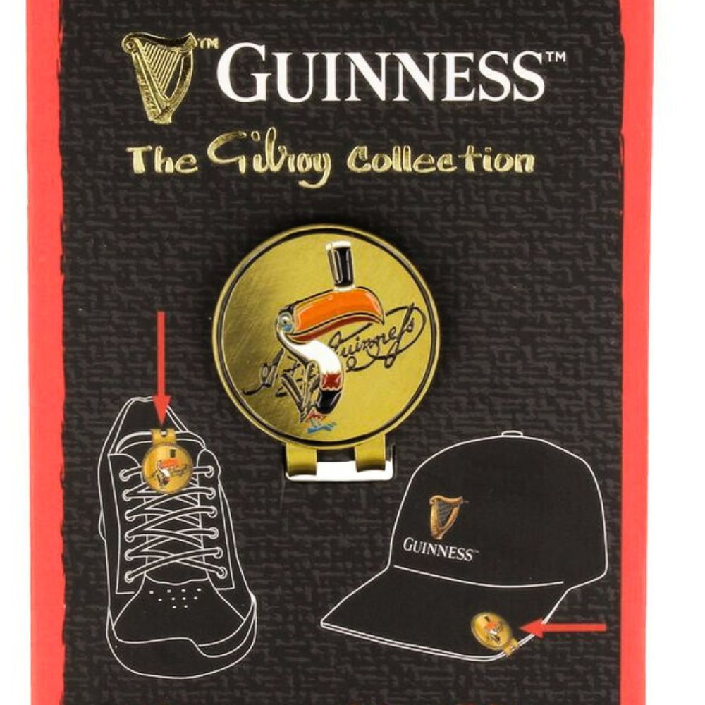 Guinness Gilroy Collection Clip On Golf Ball Marker