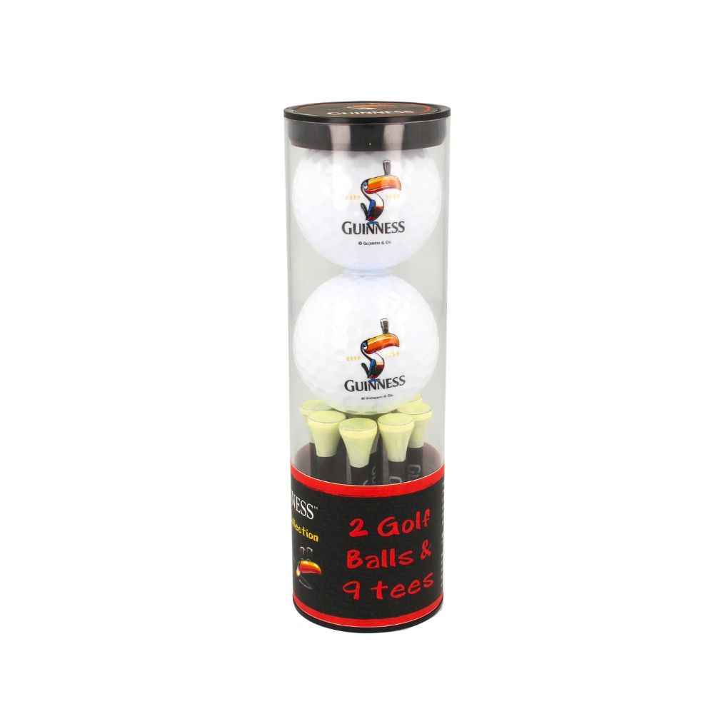 Guinness Gilroy Vintage Toucan Design Golf Ball & Tees Set