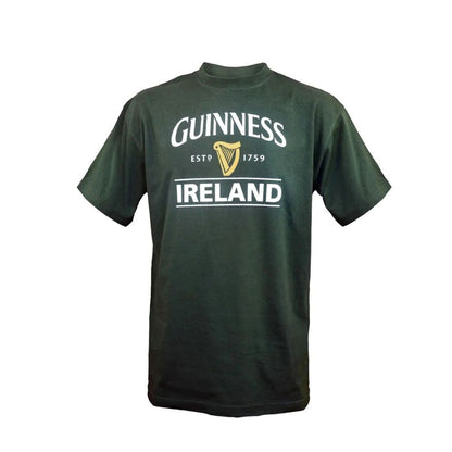 Guinness Harp Ireland Bottle Green Men's T-Shirt