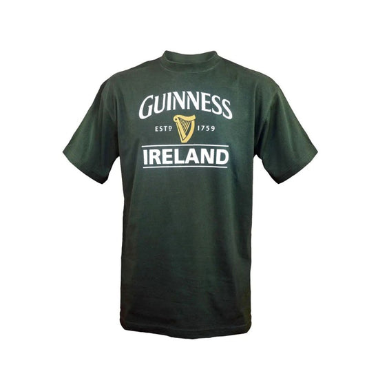 Guinness Harp Ireland Bottle Green Men's T-Shirt