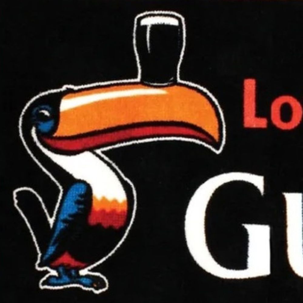Guinness Vintage Toucan Design Bar Towel