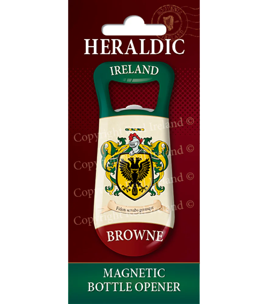 Browne Heraldic Fridge Magnet Bottle Opener