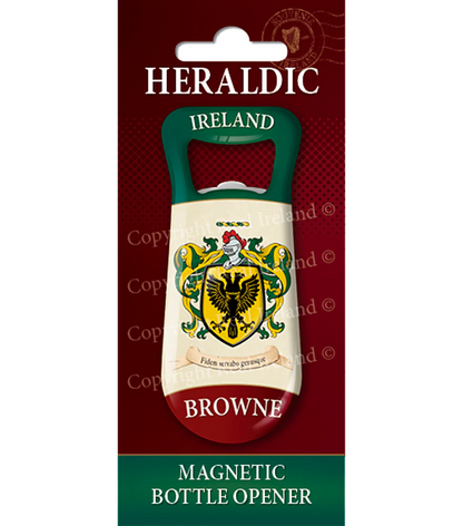 Browne Heraldic Fridge Magnet Bottle Opener