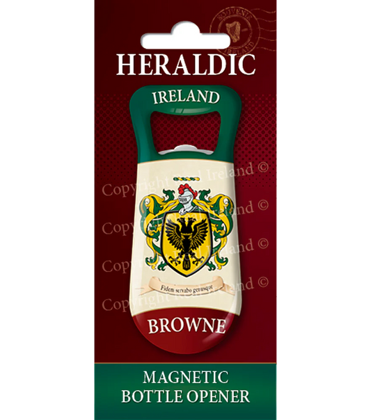 Browne Heraldic Fridge Magnet Bottle Opener