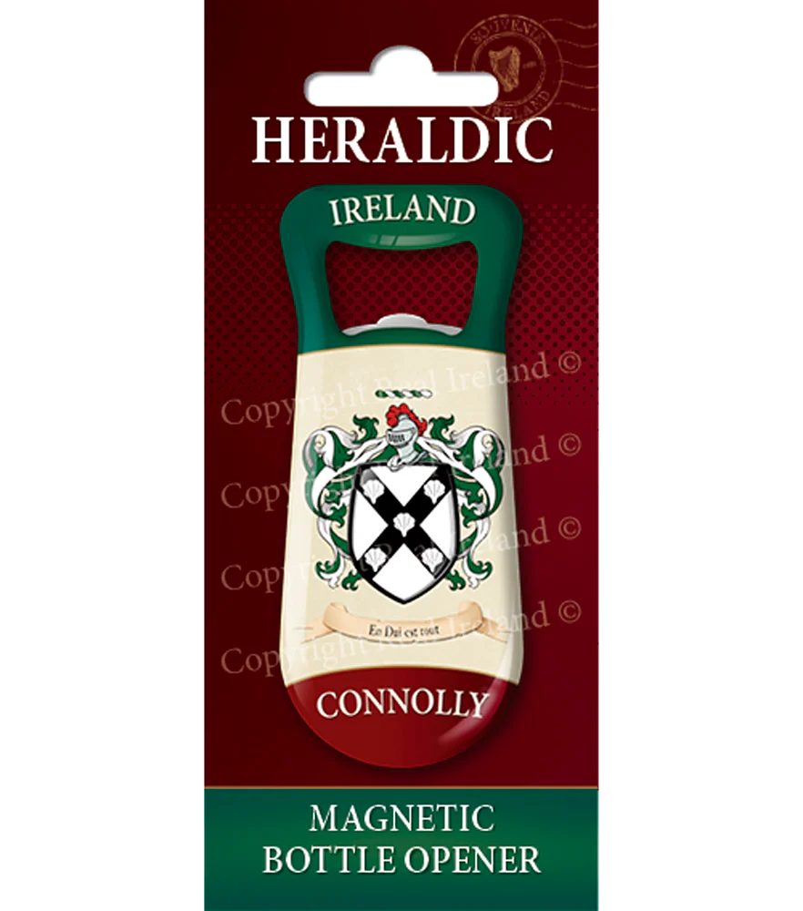 Connolly Heraldic Fridge Magnet Bottle Opener