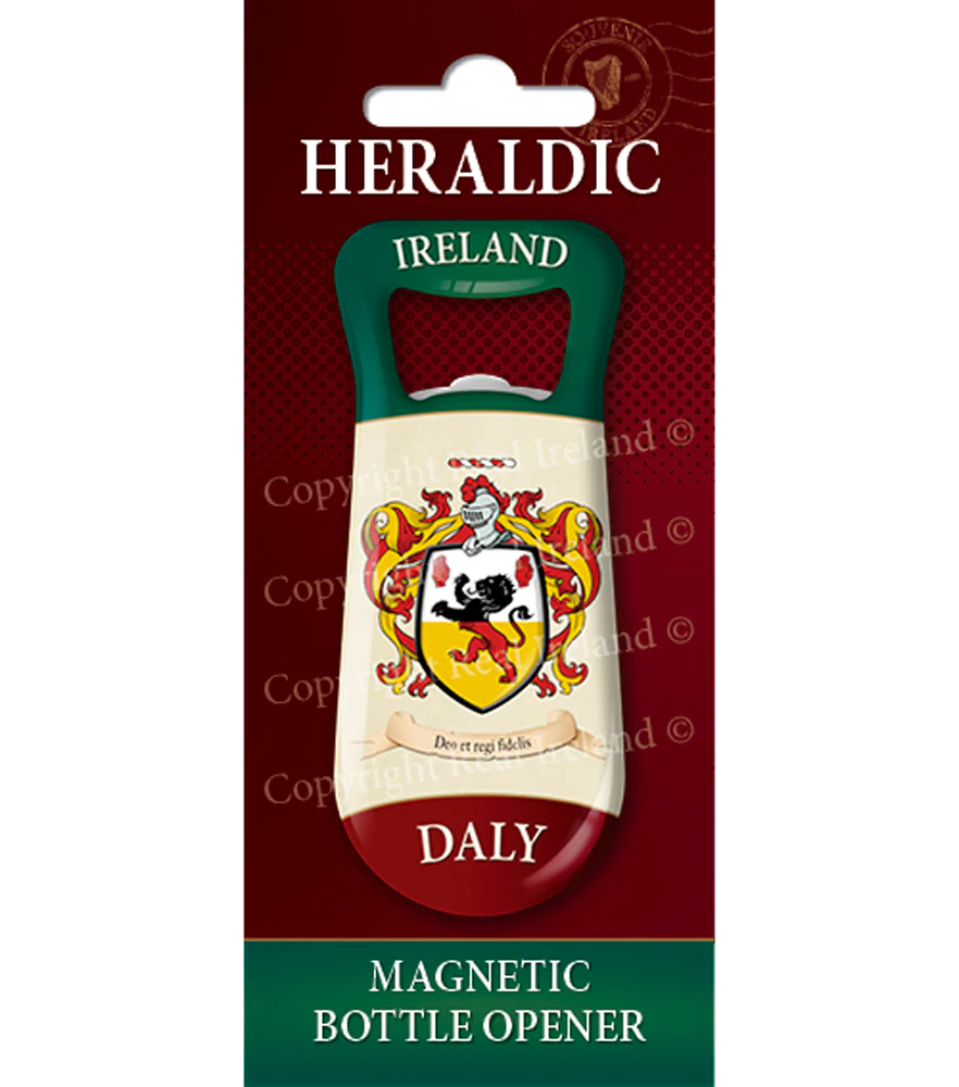 Daly Heraldic Fridge Magnet Bottle Opener
