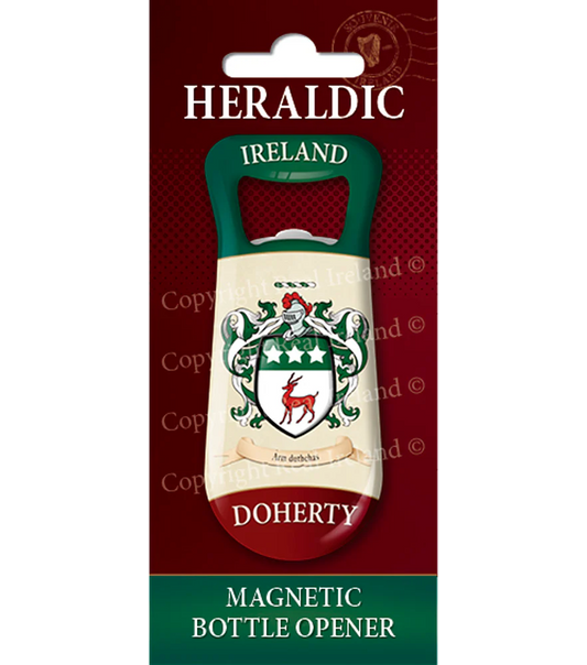 Doherty Heraldic Fridge Magnet Bottle Opener